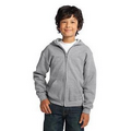 Gildan Youth Heavy Blend Full Zip Hooded Sweatshirt